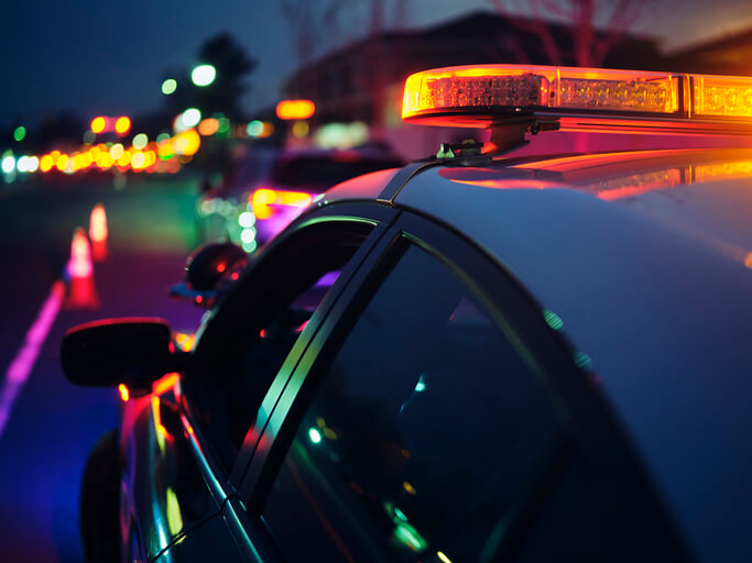 car pulled over for alcohol duii
